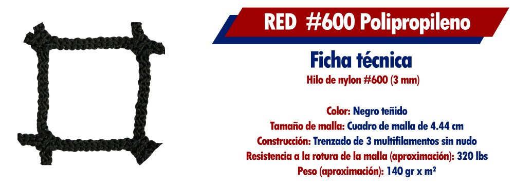 Baseball 600 polipropileno